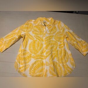 NWT Chicos no iron stretch 3/4 sleeve size 3